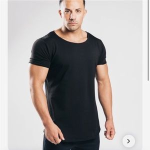 NWOT White Alphalete Essential Lifestyle Scoop Tee